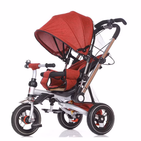 Baby Three-Wheeled and Foldable Tricycle with Handle Toddler