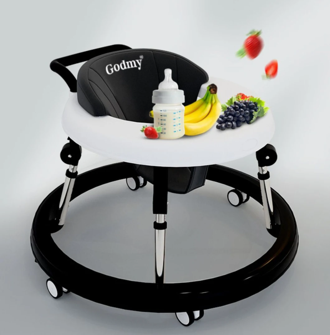 New Baby Walker Anti-Rollover Folding Baby Walker