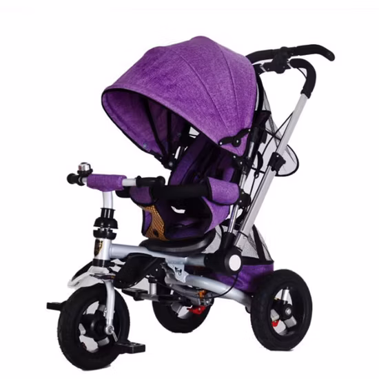 Baby Three-Wheeled and Foldable Tricycle with Handle Toddler