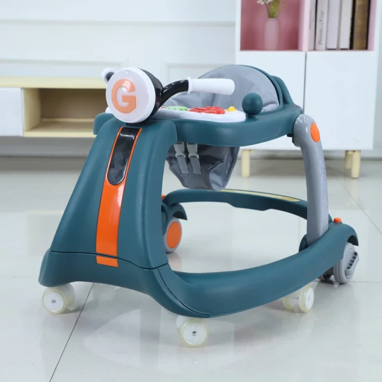 Made in China High Sale Ride on Car Music Toy Toddler Round Activity 3 en 1 Baby Walker