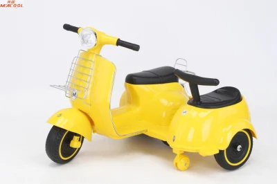 Ride Two Baby Mini Kids Electric Toy Car Tricycle avec montage latéral