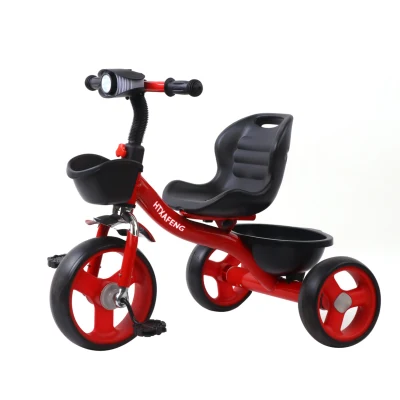 Nouvelle Mode Bébé Tricycle En Acier Enfants Tricycle avec Musique/Tricycle En Plastique pour Enfants 1-6 Ans/Pas Cher Bébé Mini Vélos