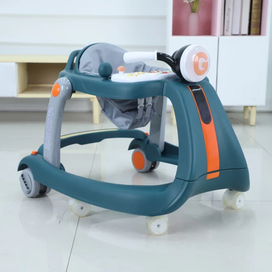 2022 New Simple Light Children′ S Walker/Table variable Chaise berçante Multi-Function Walker Toy/Music 8-Wheel Baby Walker