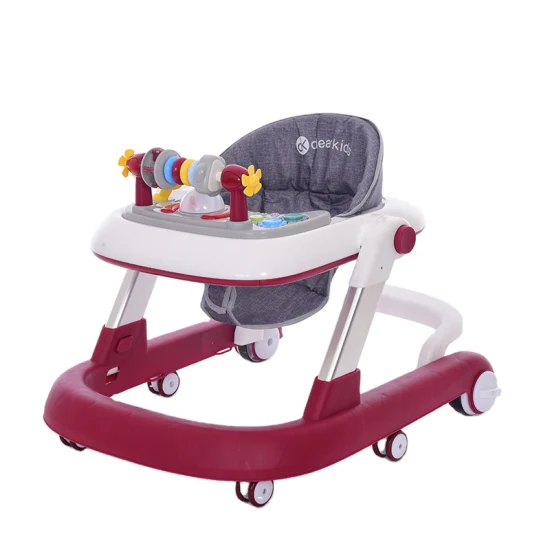 Apprentissage multifonctionnel offre spéciale jouet voiture bébé fille Push Walker Jumper activité jouets 3 en 1 trotteur avec roues et musique