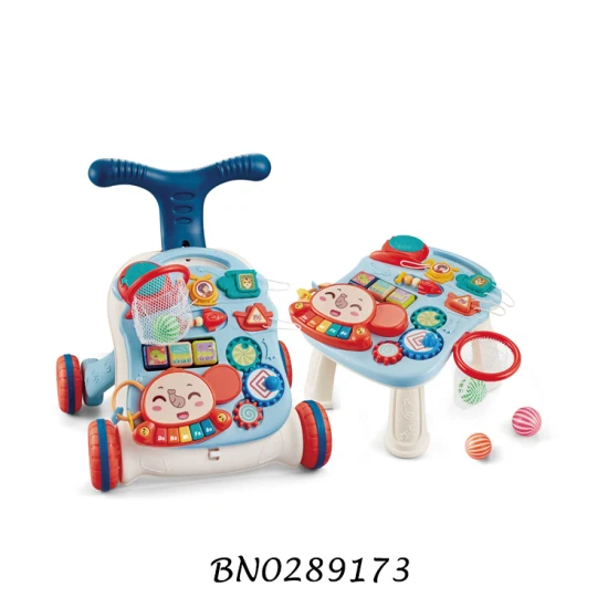 Nouveau trotteur de qualité haut de gamme pour jouet simple enfants bébés tout-petit fille poussettes musicales landau aide voiture à roulettes avec musique bébé jouets