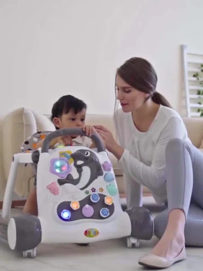 Trotteur d'entraînement pour bébés enfants avec jouet musical de haute qualité