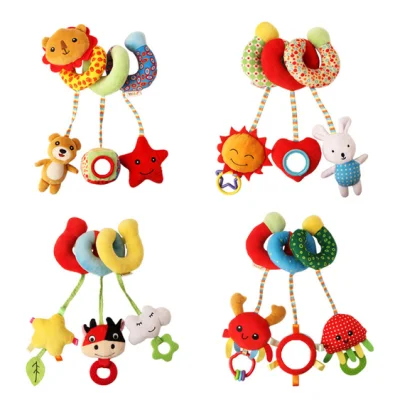 Siège de voiture Spirale Poussette Berceau Lit Landau Bébé Hochets Suspendus Jouets pour Bébés Garçons et Filles