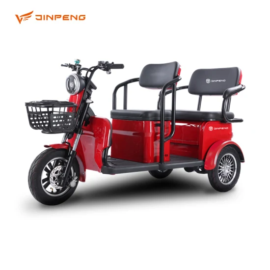 Le fabricant fournit le marché indien du tricycle électrique pour passagers de type ouvert