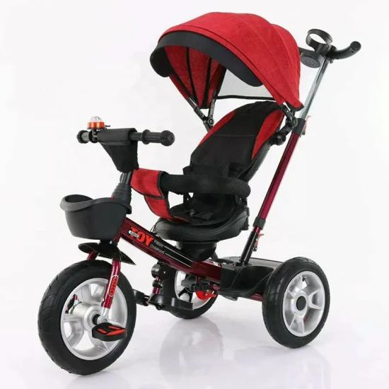 2022 Promotion bébé Tricycle 4 en 1 avec poignée de poussée/bébé Triciclo enfants/enfant Tricycle vélo dernier modèle enfants bébé Tricycle
