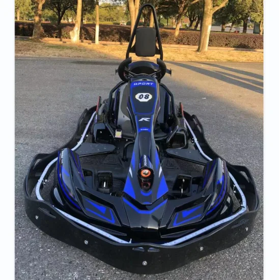 Course de kart alimentée par batterie à grande vitesse de 60 km / h, voiture de karting électrique à essieu électrique à pédale de kart électrique pour enfants adultes