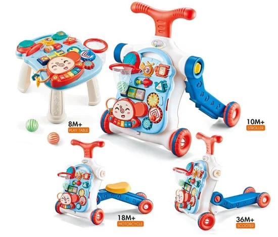 Juguetes Bebe PARA Navidad 2022 Andador PARA Bebes trotteur 3 en 1 développement bébé jouets pousser/tirer jouets et marcheurs