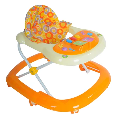 Musique en plastique Cartoon Baby Walker Simple Baby Walkers 2019 Modèle Baby Walker Tricycle